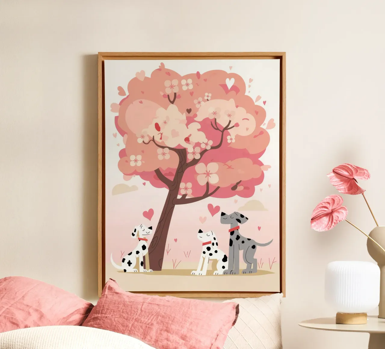 Blossom Companions canvas by Artie Shifa