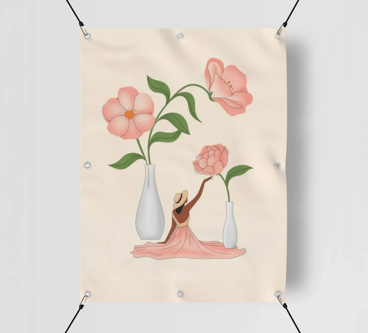 Armonia dei fiori telo in pvc da Artie Shifa