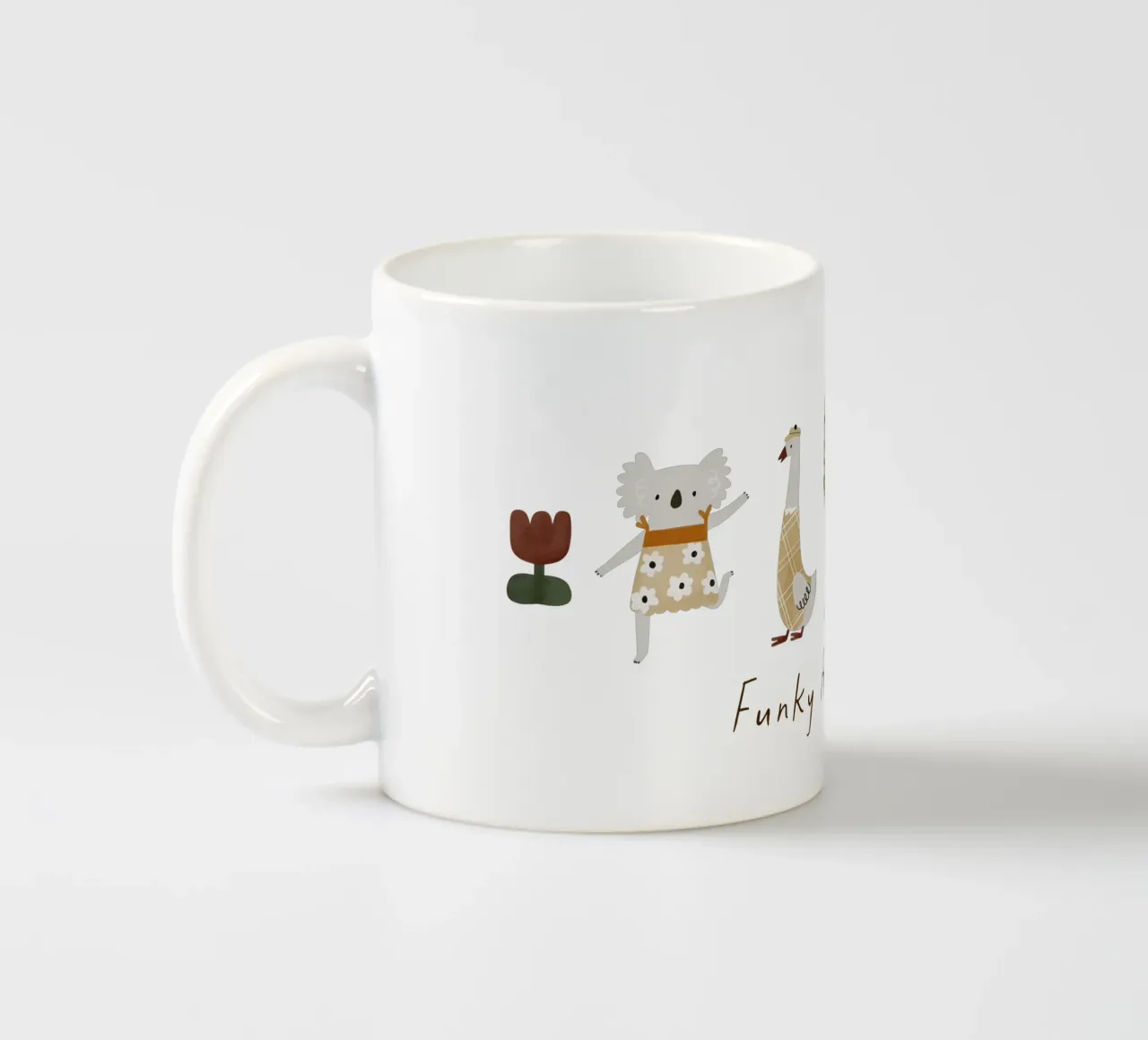 Funky Animals No 3 tazza in ceramica da treechild