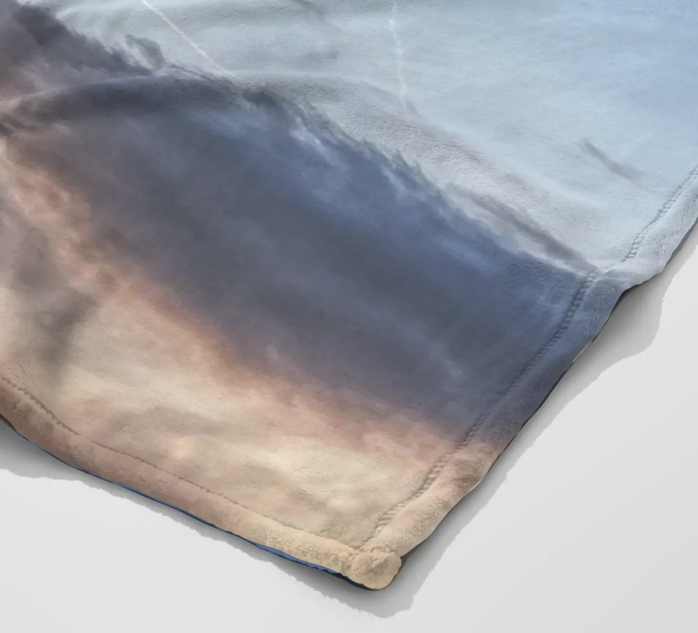 Alpine evening Fleecedecke von Nur Mut