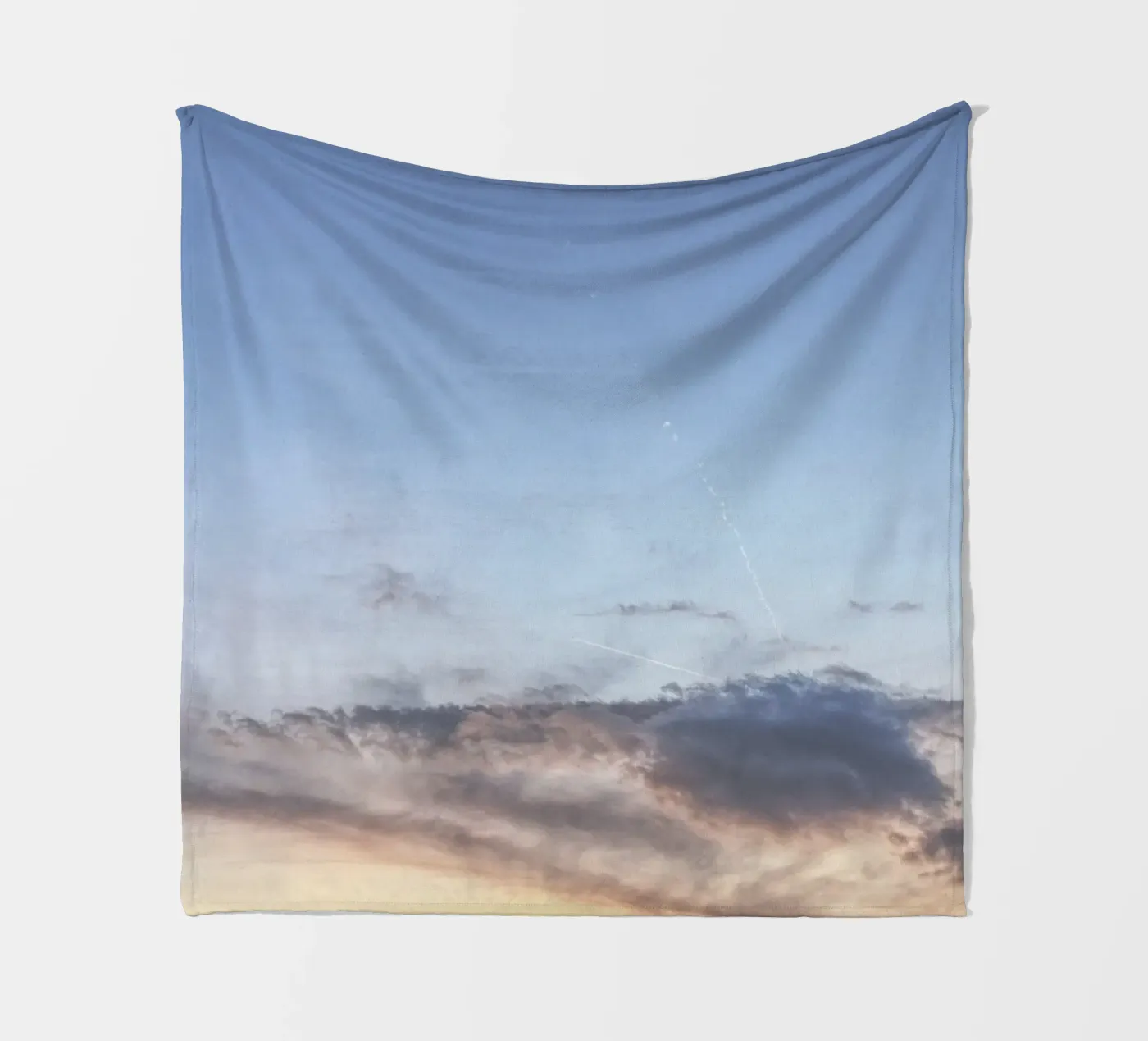 Alpine evening Fleecedecke von Nur Mut