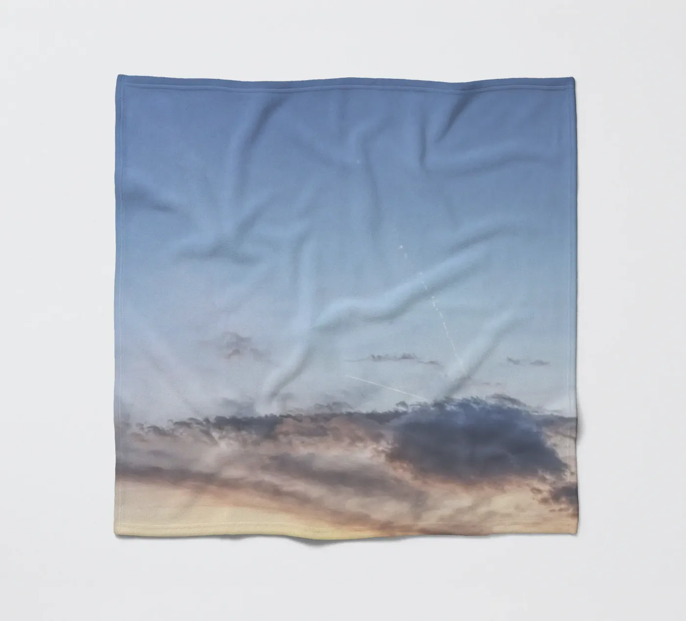 Alpine evening Fleecedecke von Nur Mut