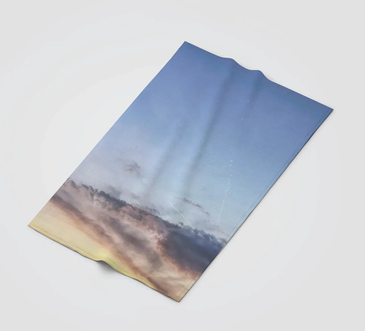 Alpine evening coperta in pile da Nur Mut
