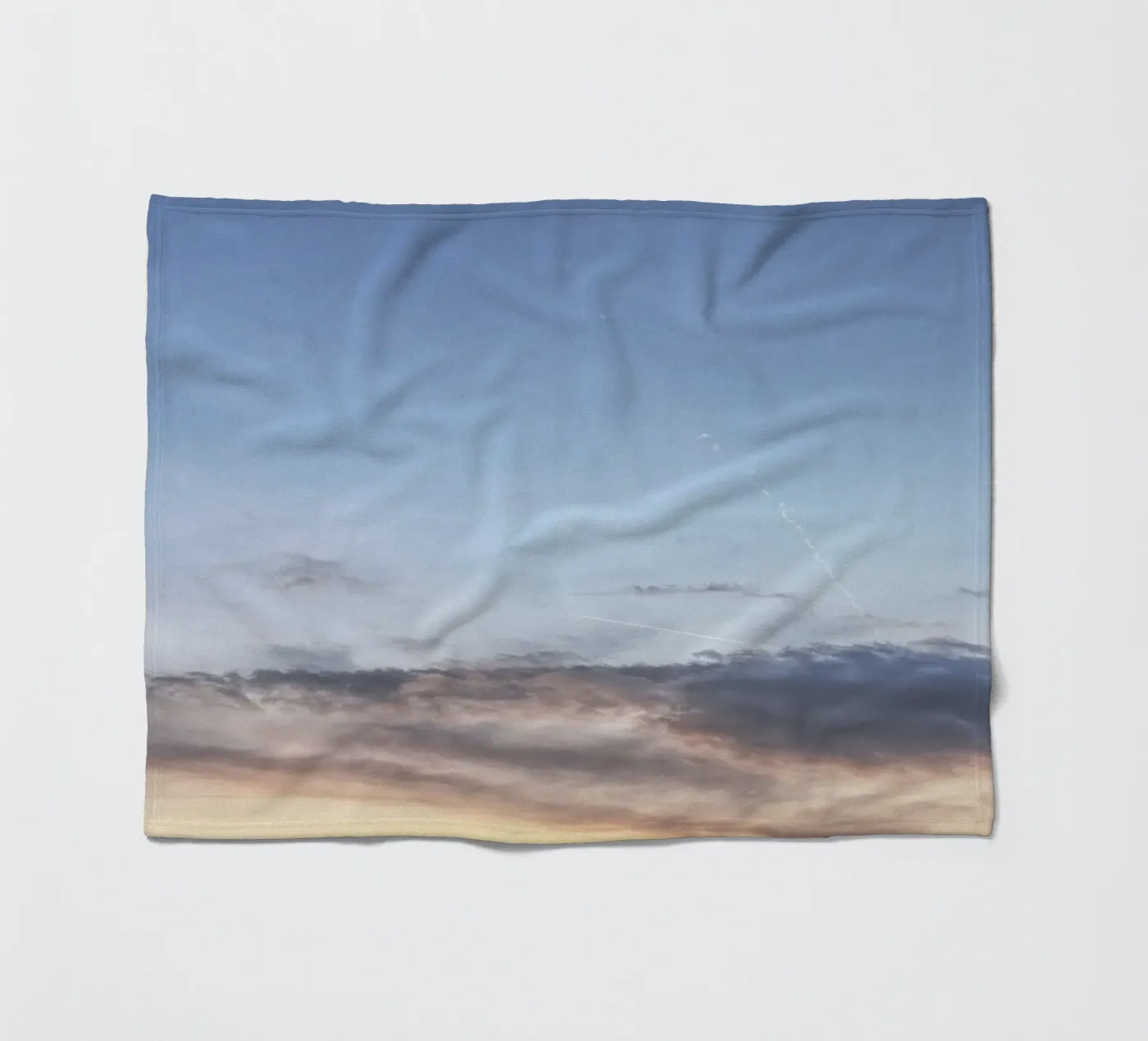 Alpine evening Fleecedecke von Nur Mut