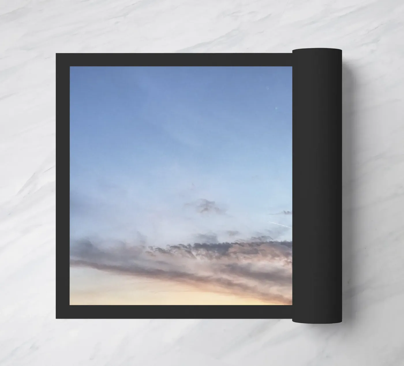 Alpine evening Fußmatte von Nur Mut