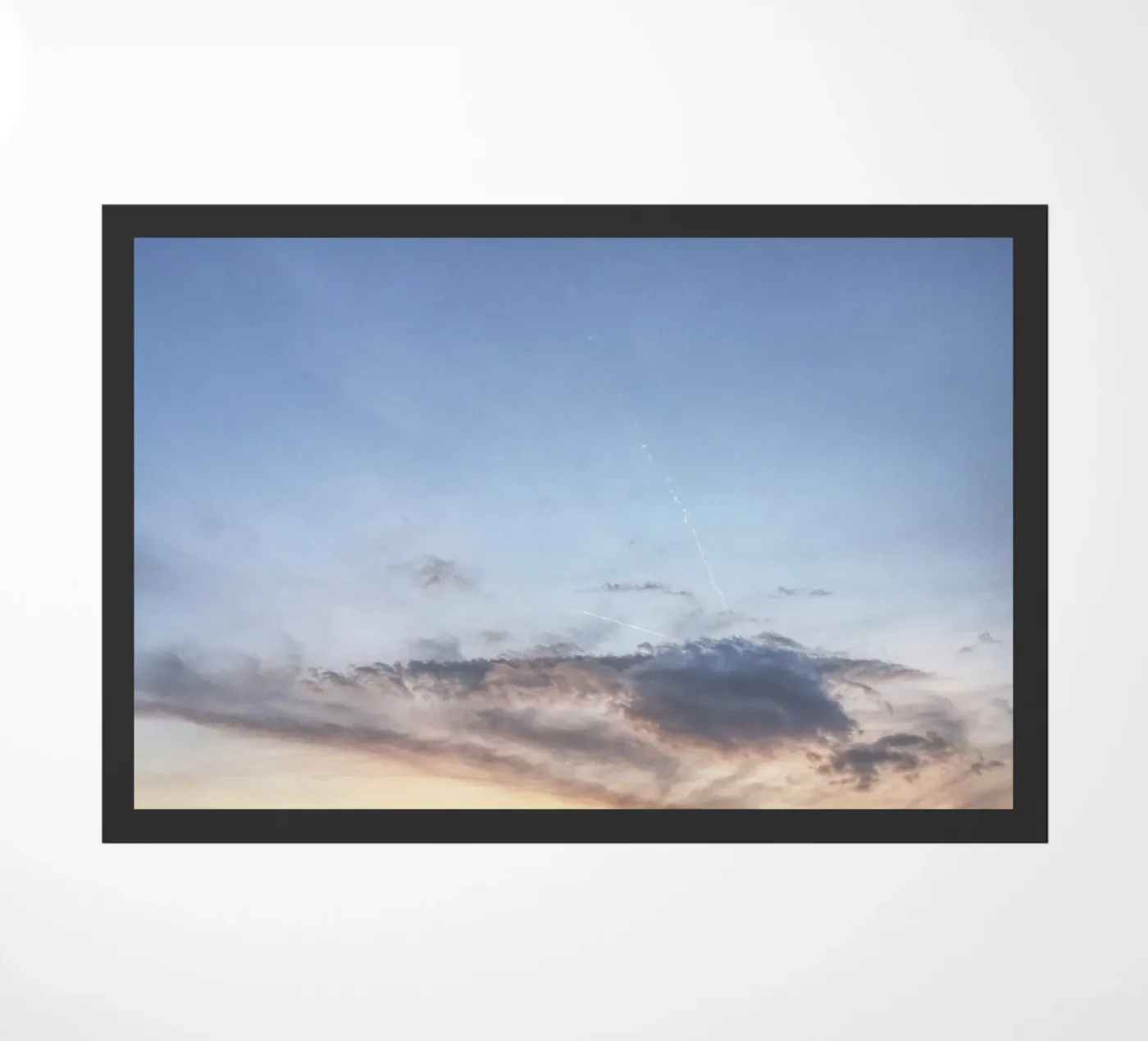 Alpine evening Fußmatte von Nur Mut