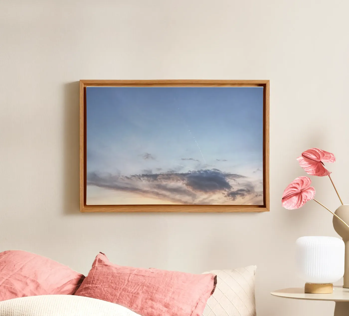 Alpine evening canvas by Nur Mut