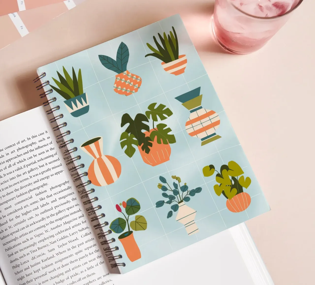 Botanisches Raster Ringbuch von Artie Shifa