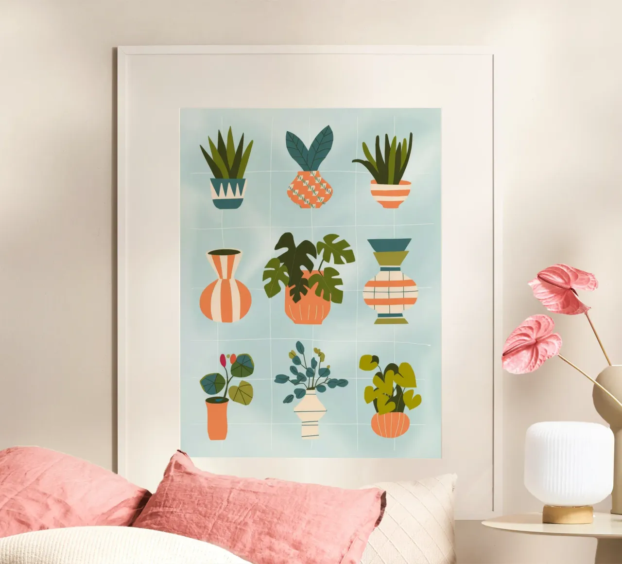 Botanisch raster hahnemühle van Artie Shifa