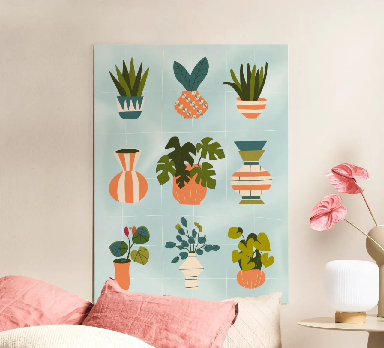 Botanisch raster hahnemühle van Artie Shifa