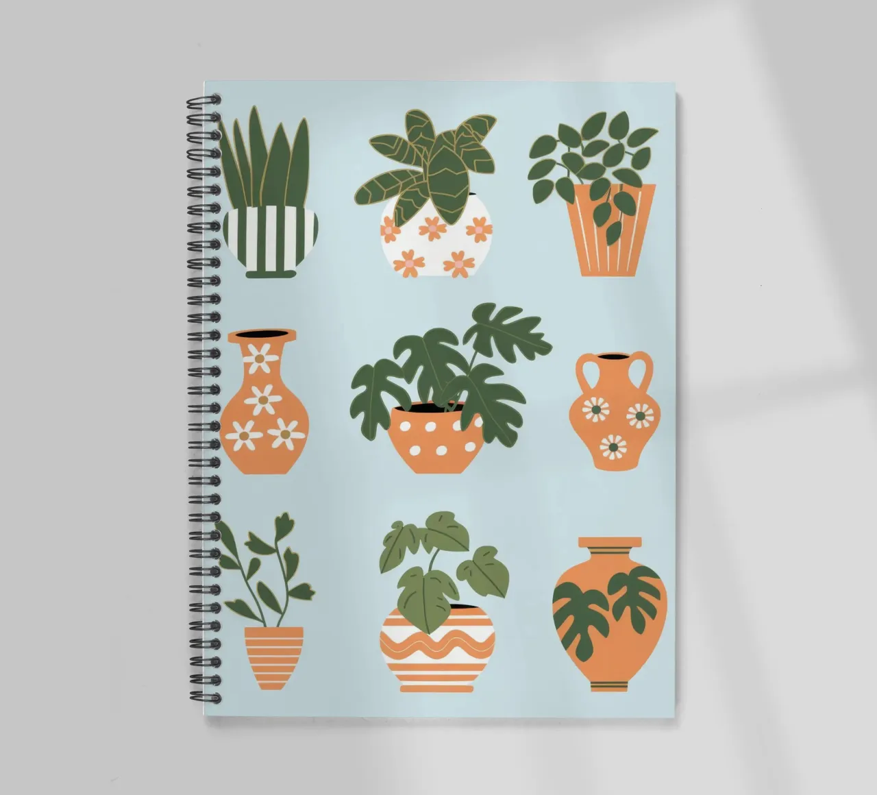 Botanical Harmony spiral notebook by Artie Shifa