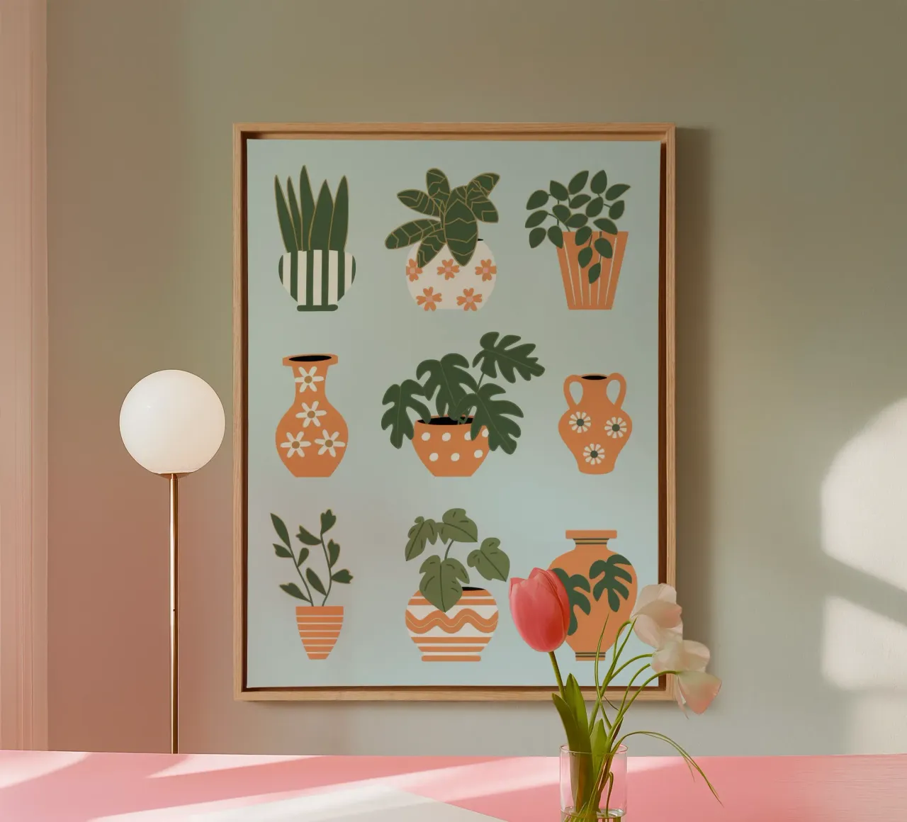 Botanical Harmony canvas by Artie Shifa