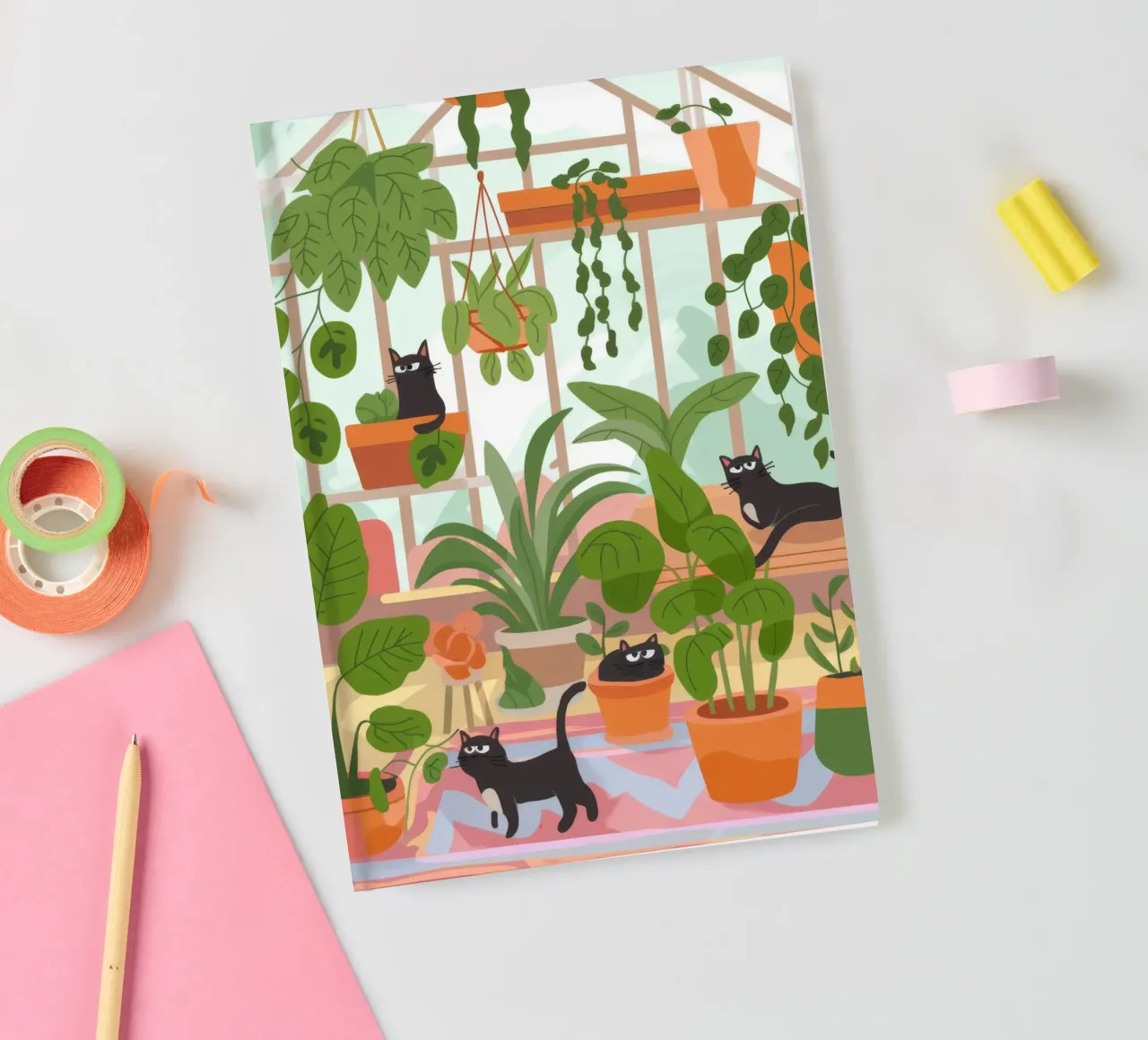 Botanical Sanctuary notebook by Artie Shifa