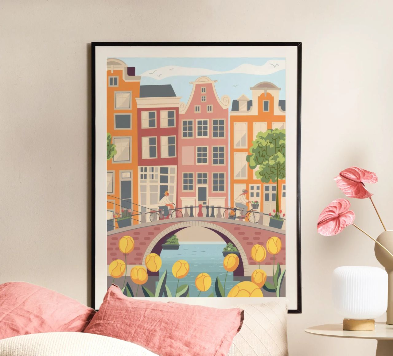 Kanaal Reflecties poster van Artie Shifa