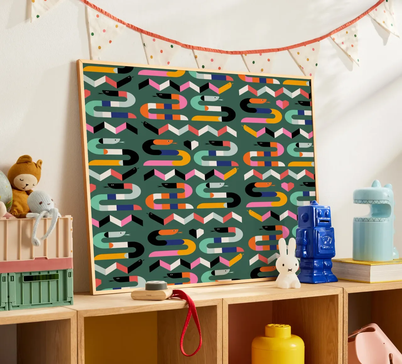 Rainbow Snakes poster da susanapaz