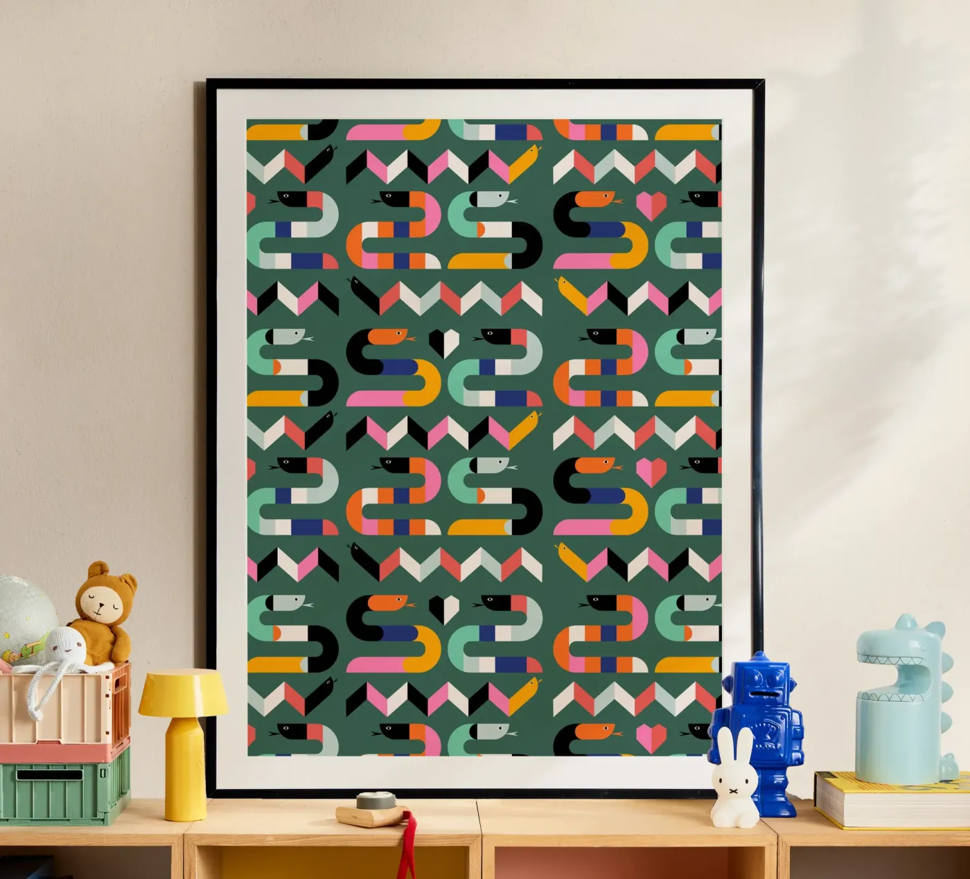 Rainbow Snakes poster da susanapaz