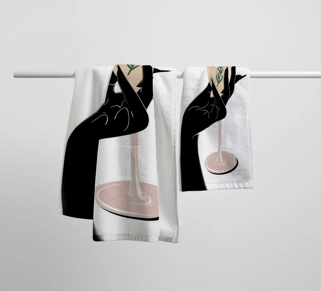 Chic Sip towel by Artie Shifa