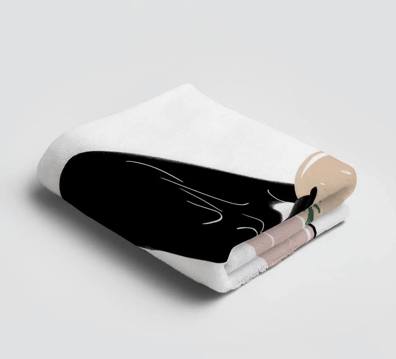 Chic Sip towel by Artie Shifa