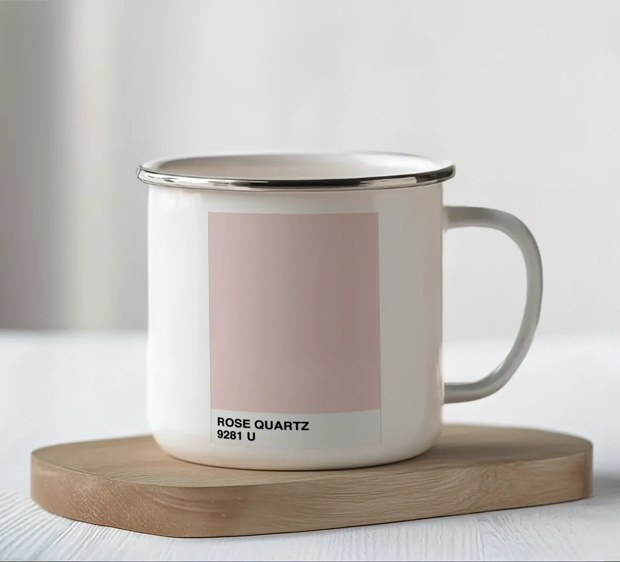 Rose Quartz tazza in smalto da Honeymoon Hotel