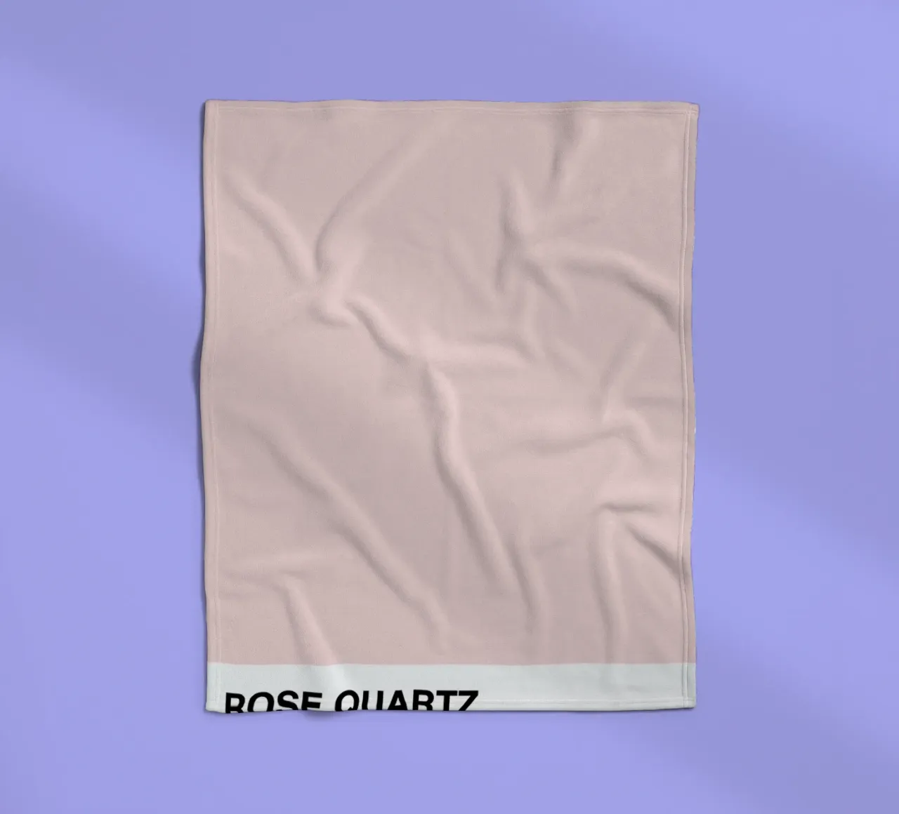 Rose Quartz fleece blanket by Honeymoon Hotel