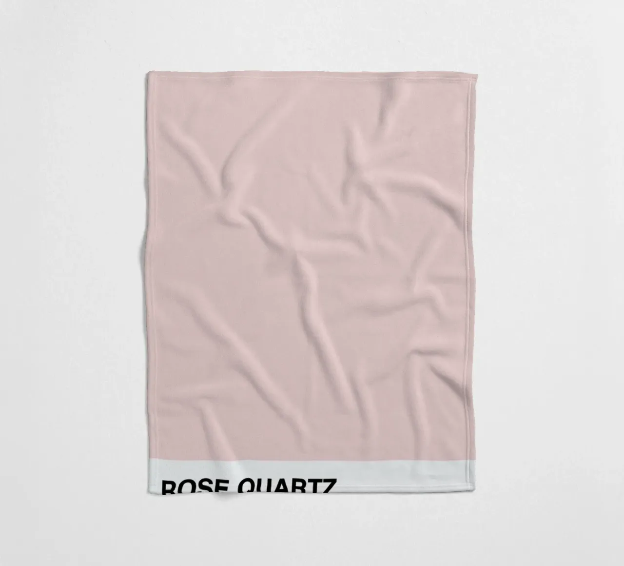 Rose Quartz fleece blanket by Honeymoon Hotel