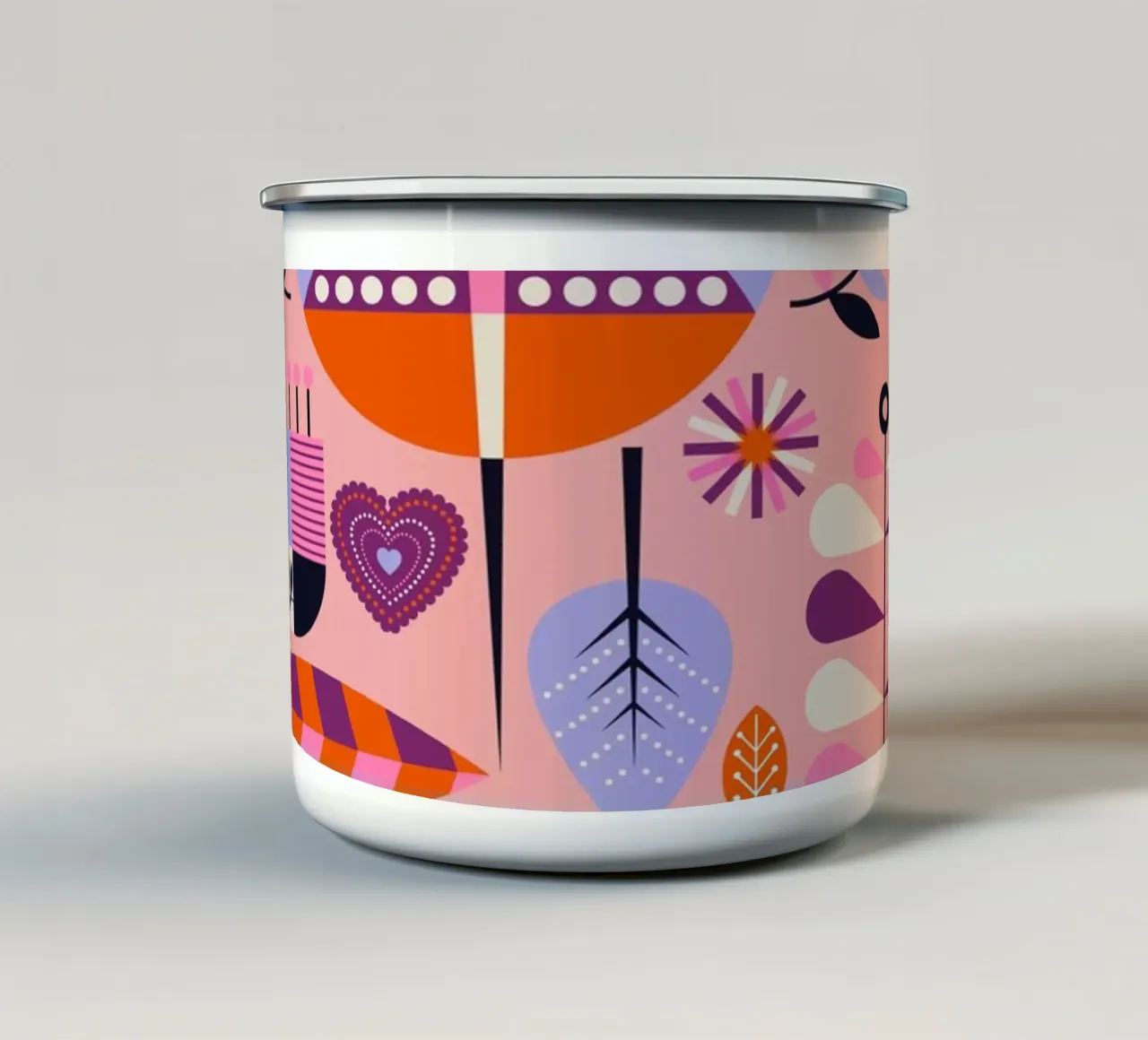 Folk Party tazza in smalto da susanapaz