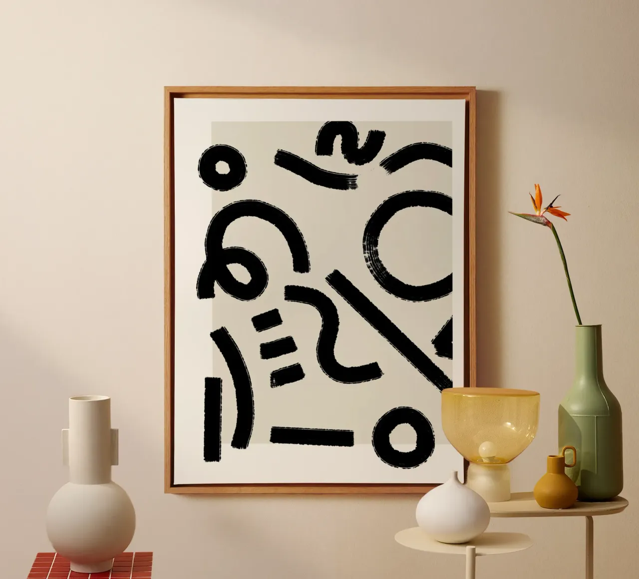 Lèger Et Simple No 73 toile avec Caisse américaine de treechild