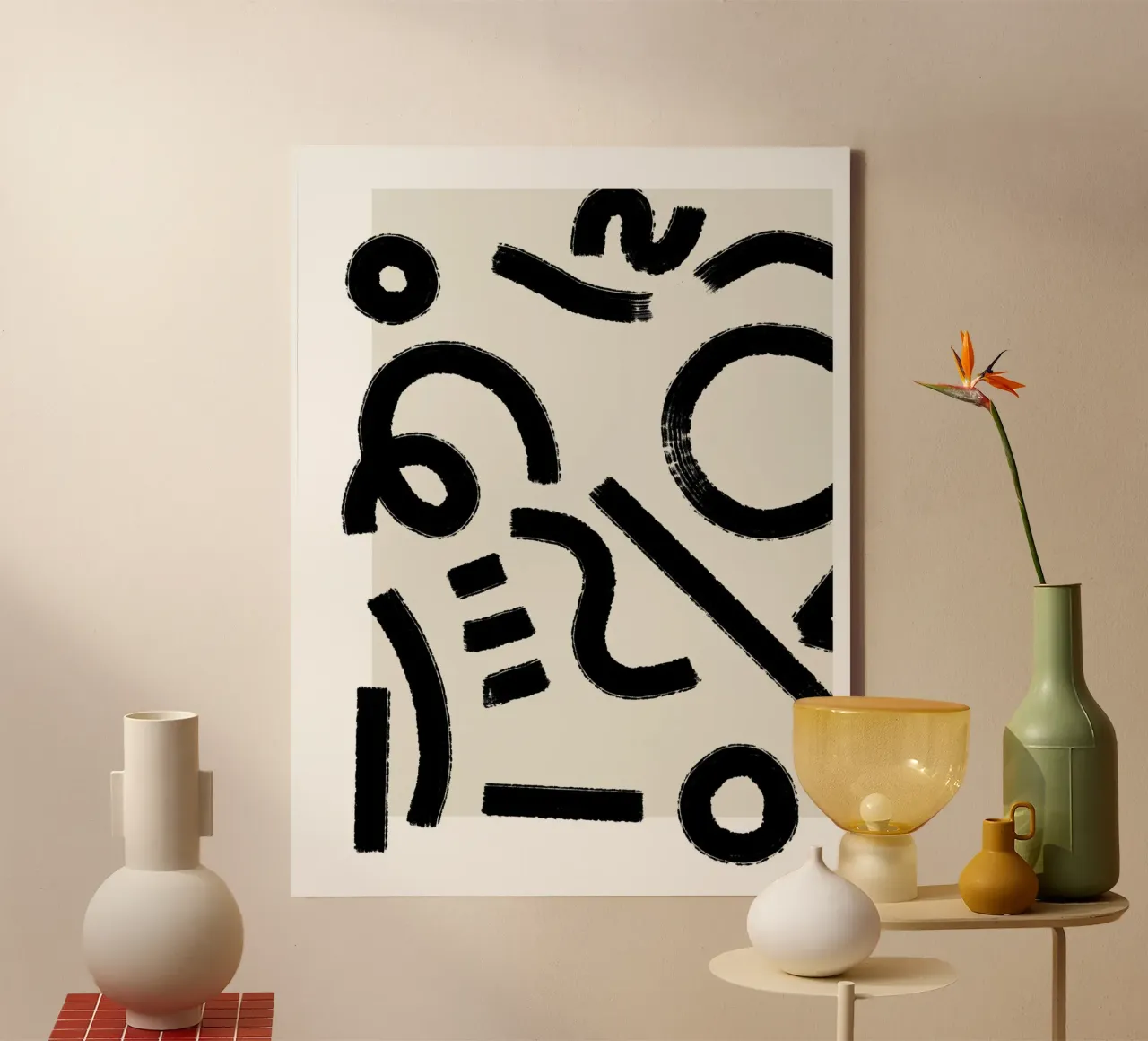 Lèger Et Simple No 73 toile avec Caisse américaine de treechild