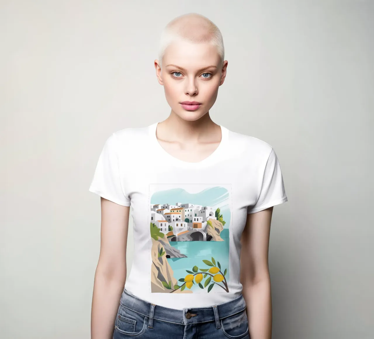 Charme côtier t-shirt ajusté pour femmes de Artie Shifa