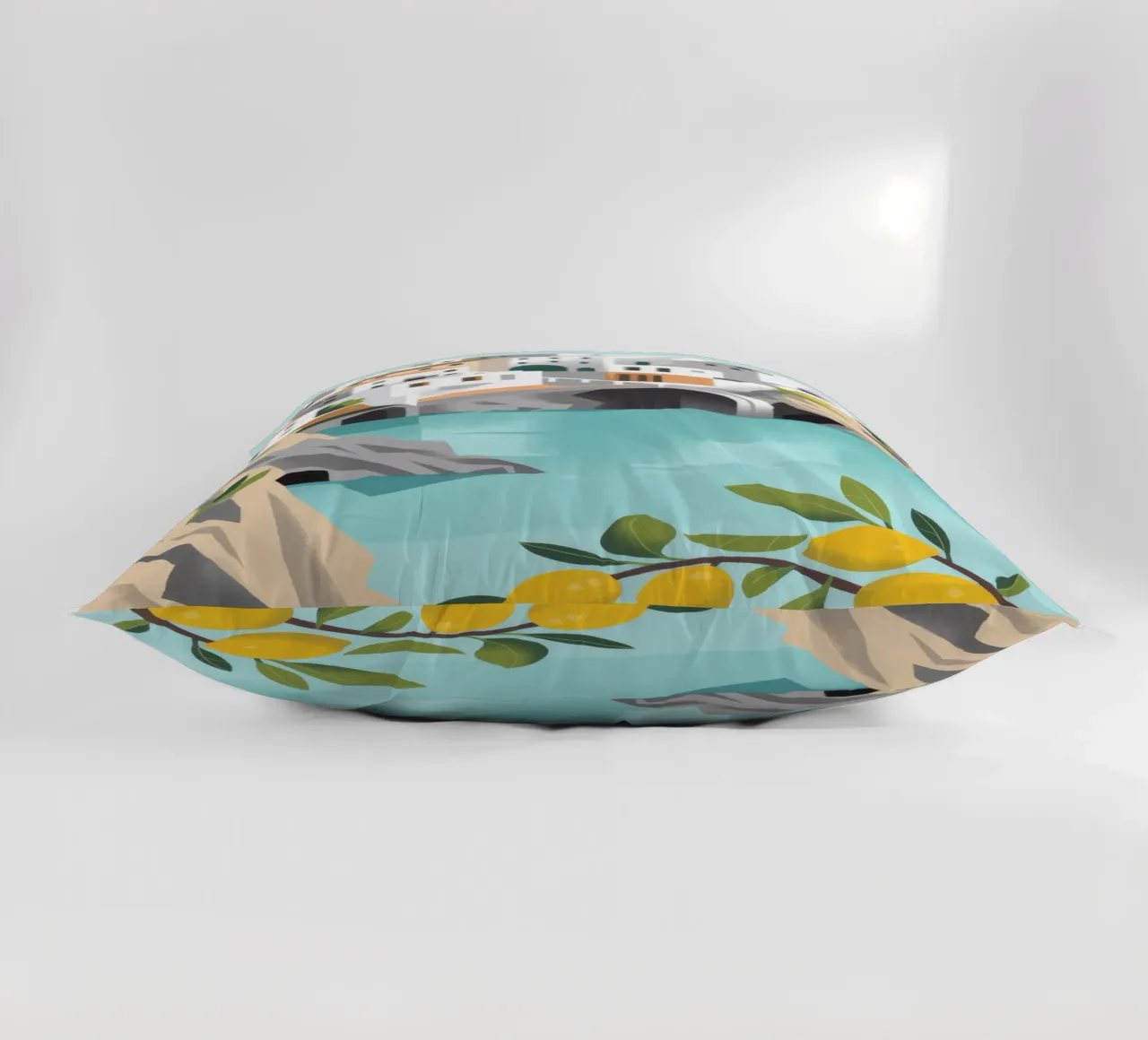 Coastal Charm decorative cushion by Artie Shifa