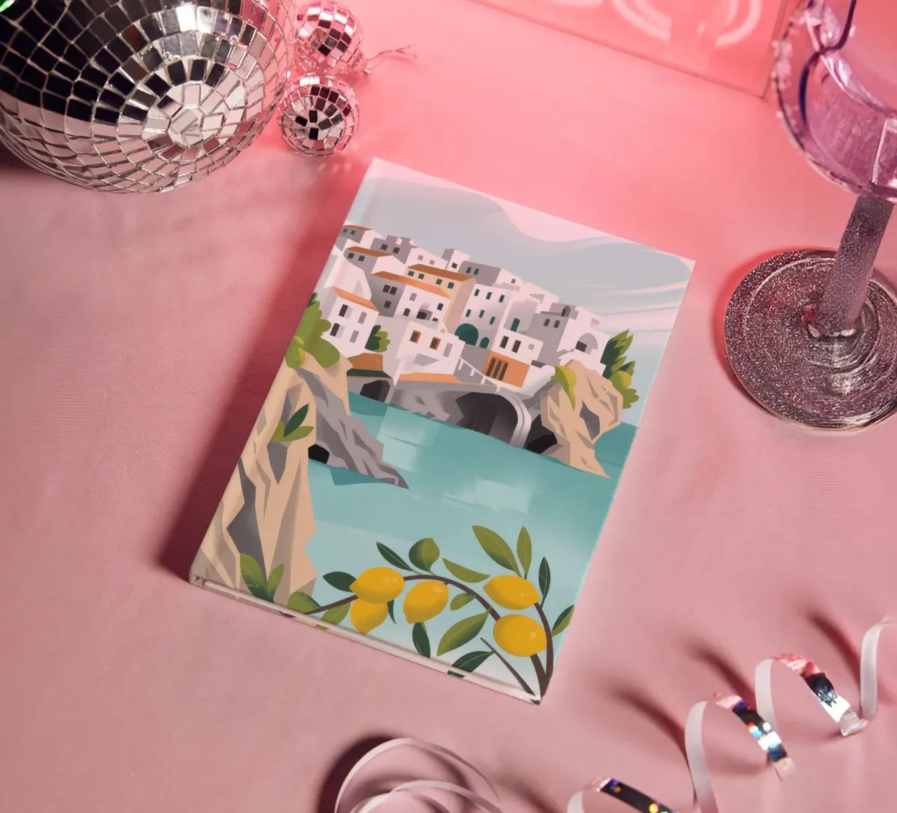 Coastal Charm notebook by Artie Shifa