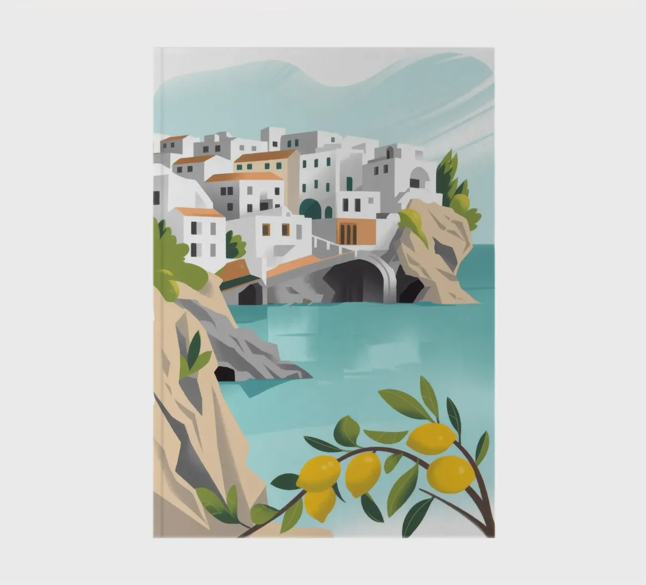 Coastal Charm notebook by Artie Shifa