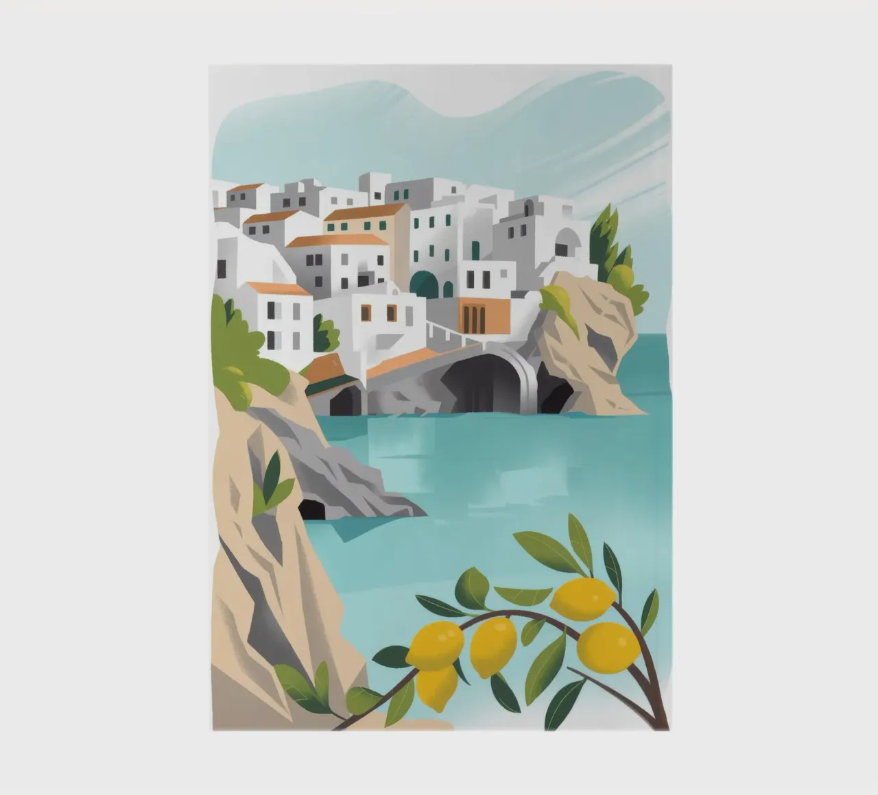 Coastal Charm notebook by Artie Shifa