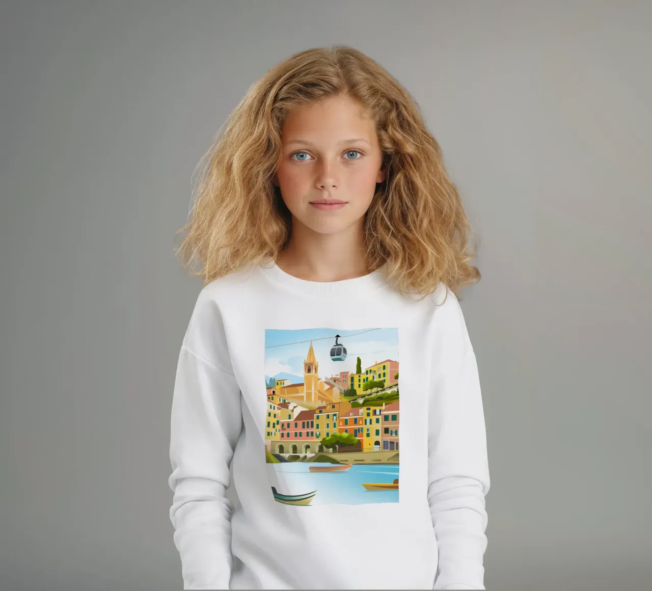 Porto colorato felpa bambino da Artie Shifa