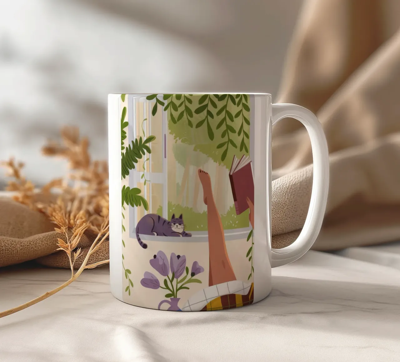 Angolo accogliente tazza in ceramica da Artie Shifa