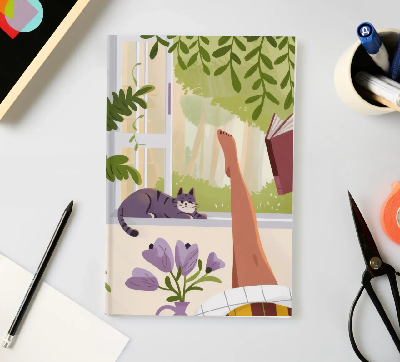 Cozy Corner notebook by Artie Shifa
