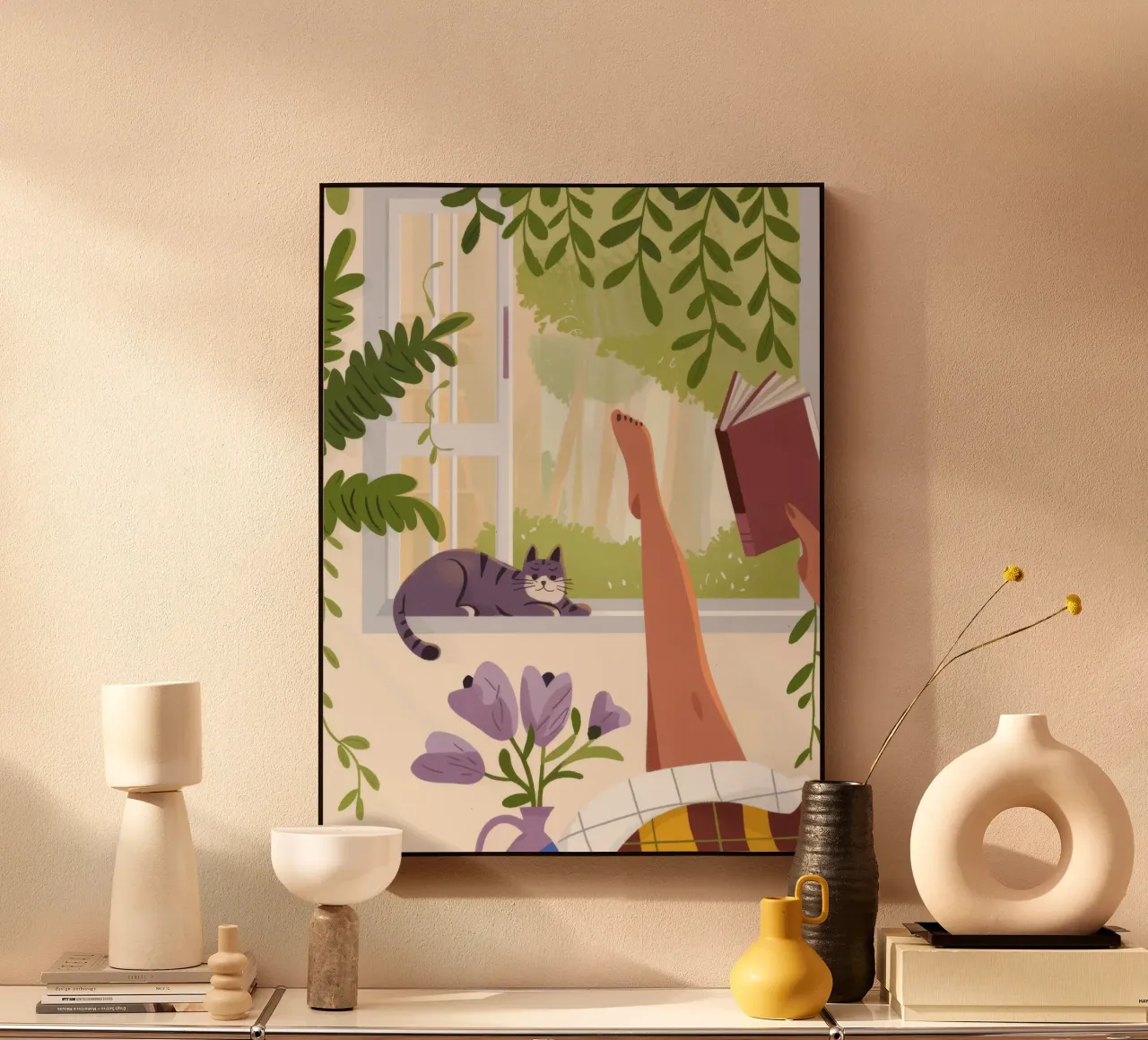 Gemütliche Ecke Acryl-Glas von Artie Shifa