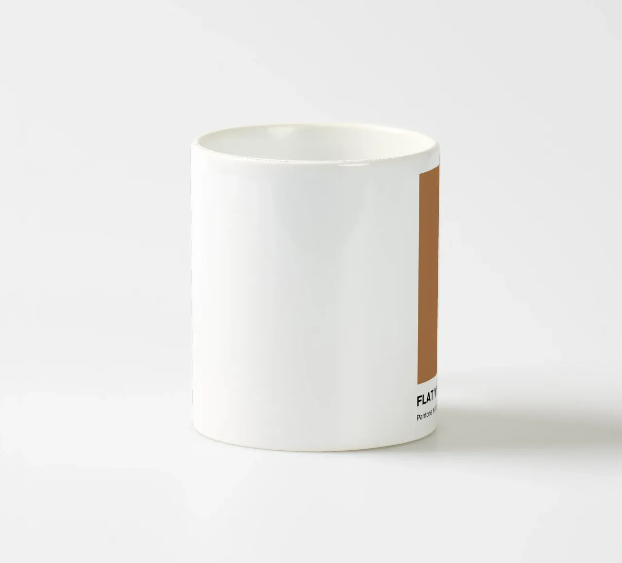 Caffè bianco piatto Pantone tazza in ceramica da Paigaam Studio