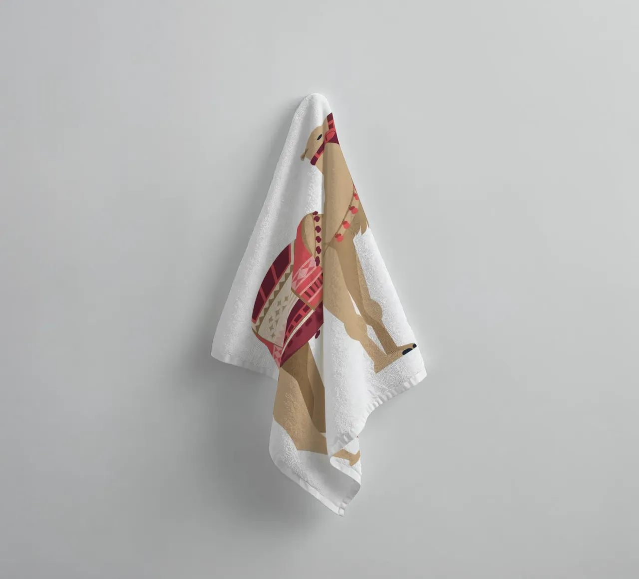 Desert Wanderer towel by Artie Shifa