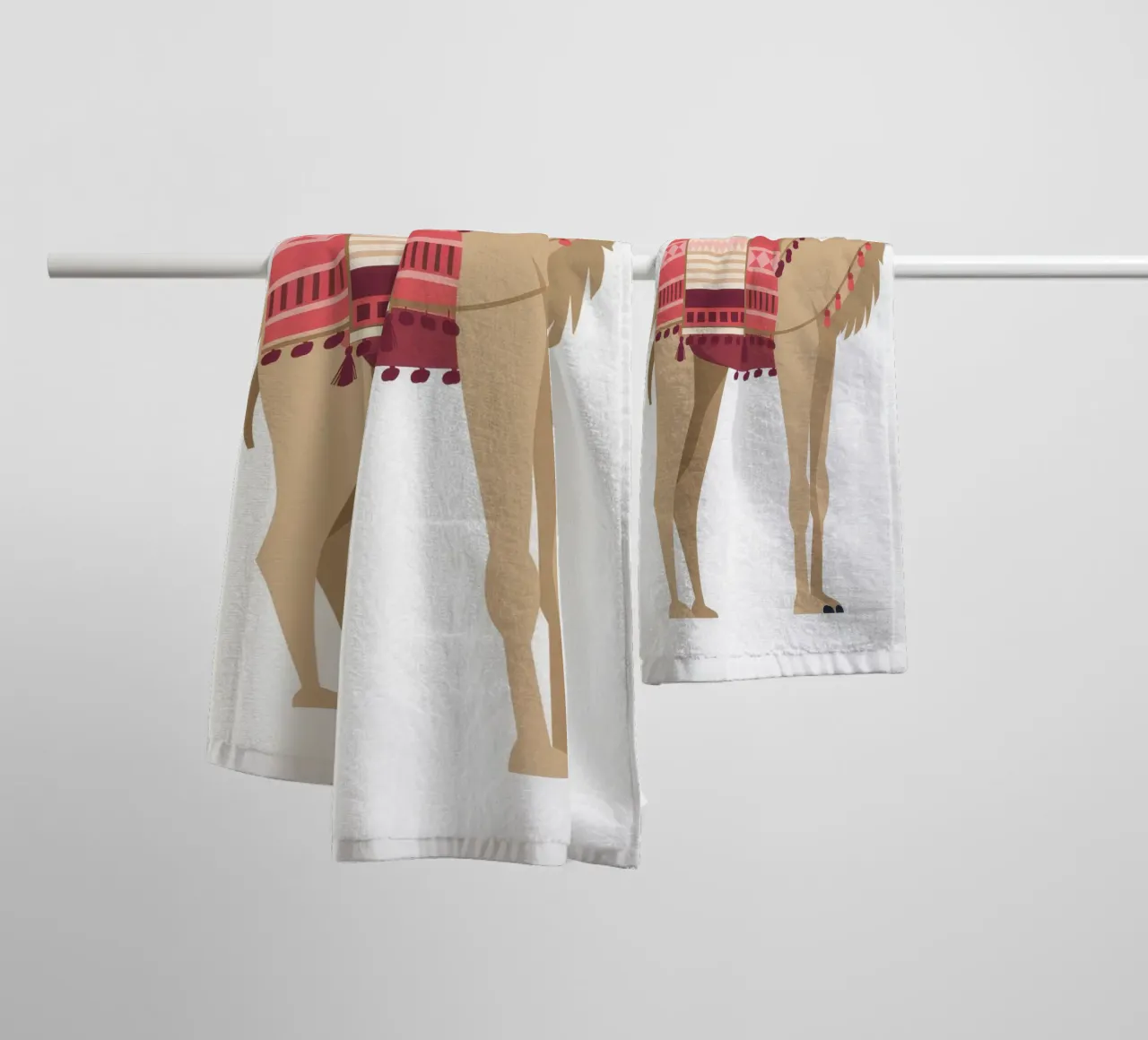 Desert Wanderer towel by Artie Shifa