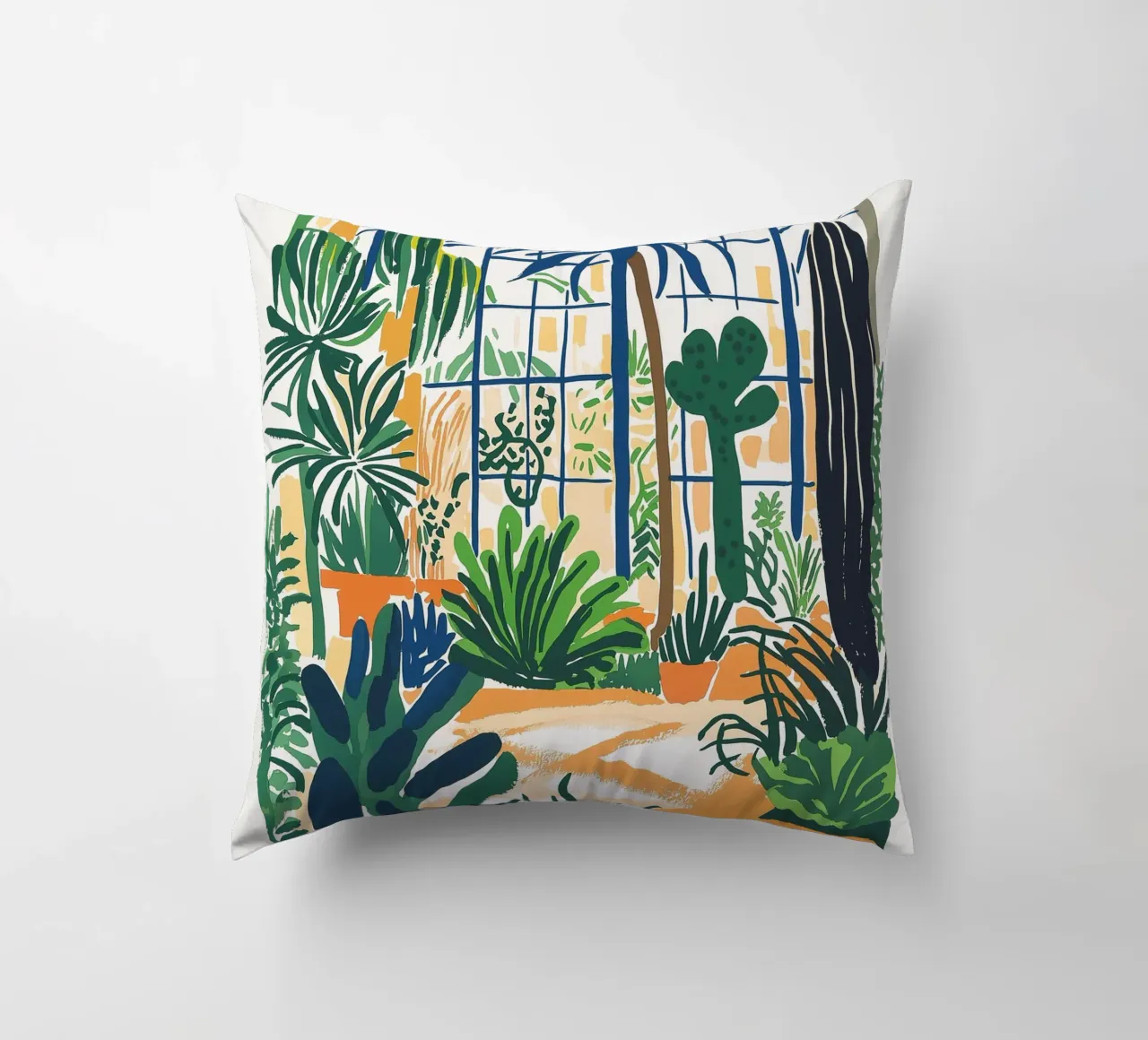 Cactus house decorative cushion by CKM