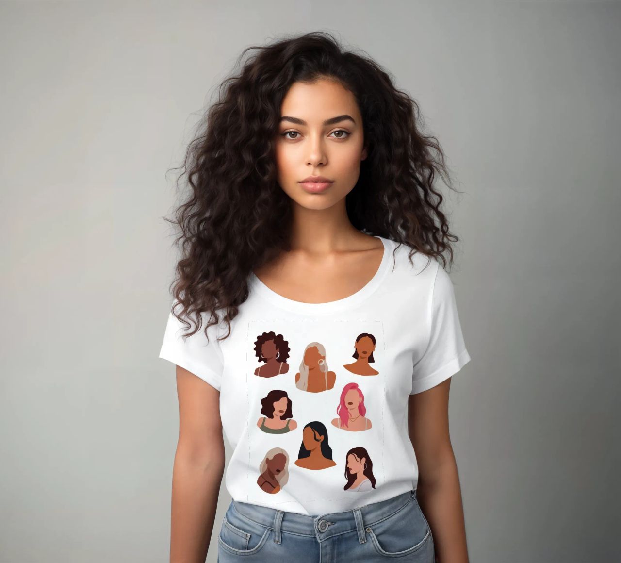 Vielfältige Schönheit Frauen T-Shirt von Artie Shifa