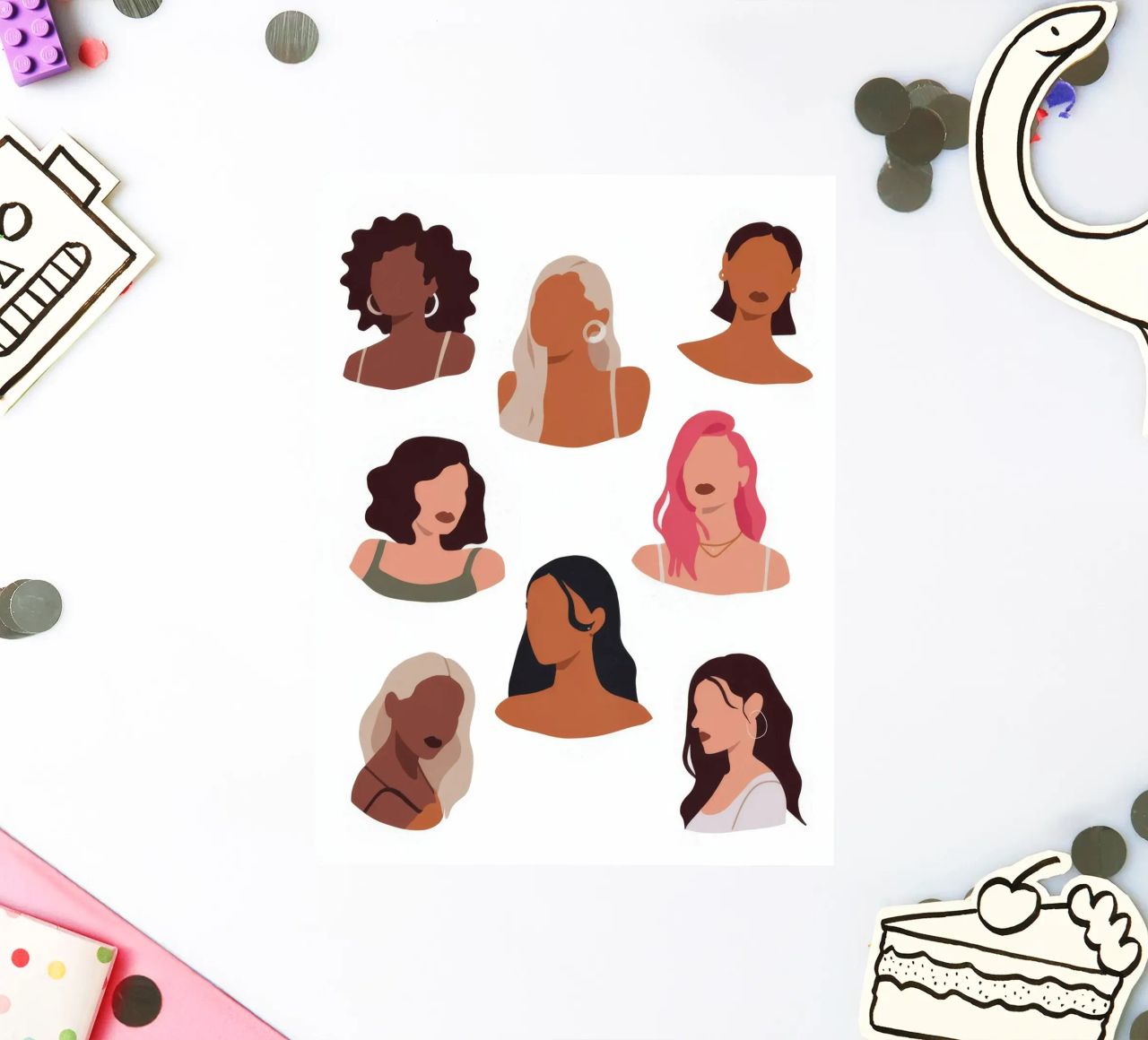 Diversité de la beauté autocollant de Artie Shifa