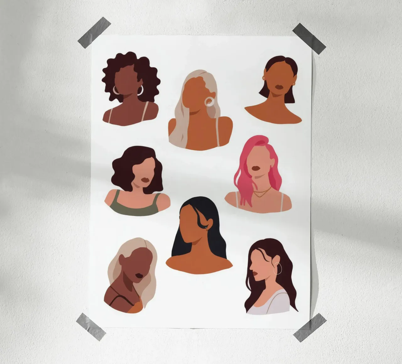 Bellezza diversa poster da Artie Shifa