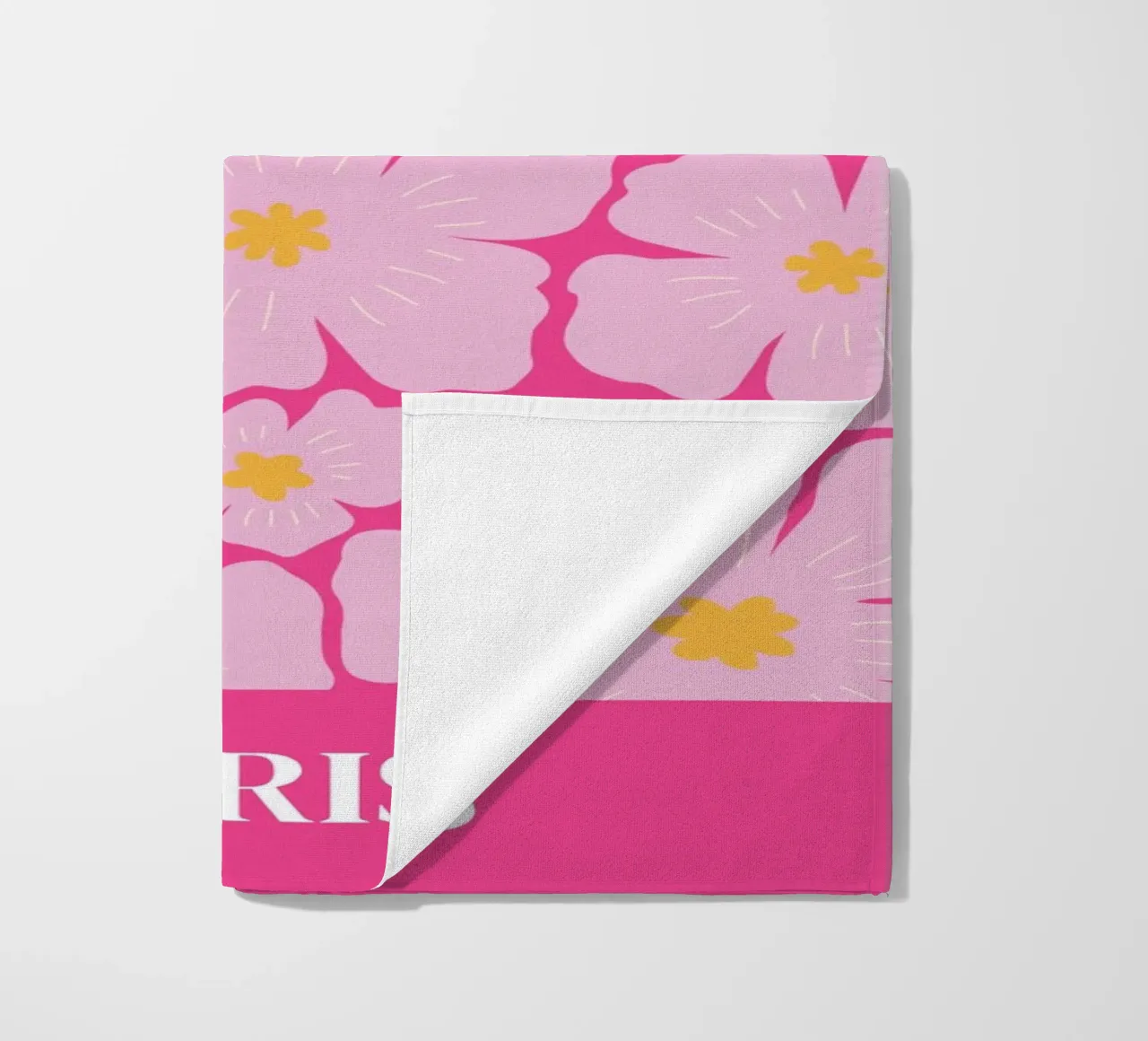 Flower Market, Paris, floral art, abstract flower beach towel by pdigitalprints