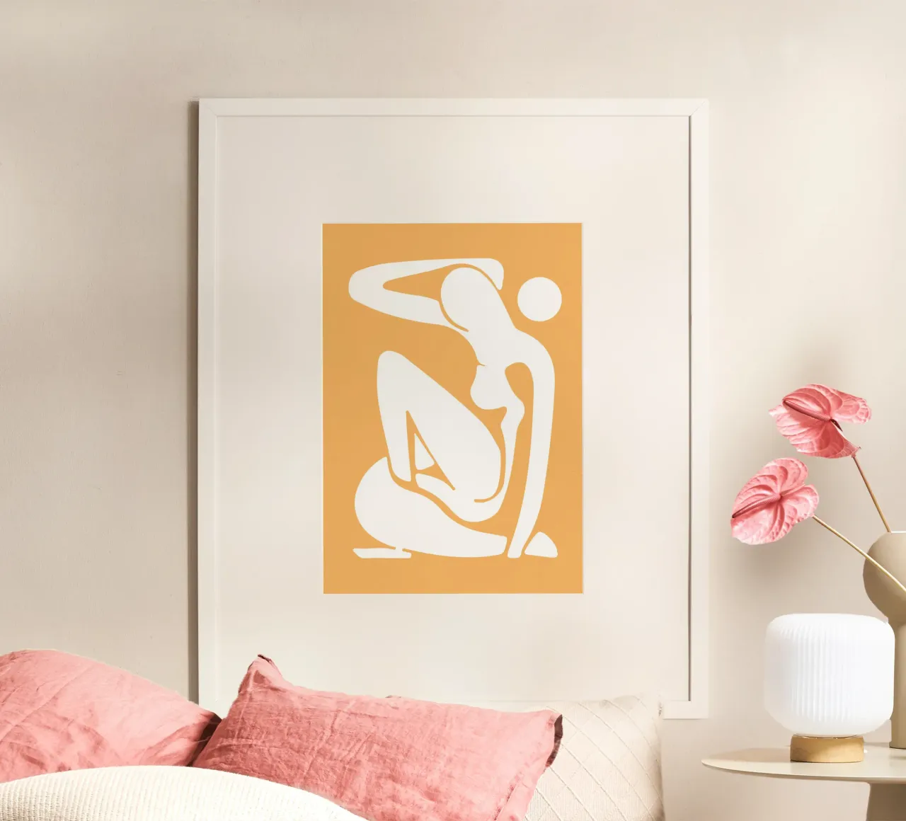 Henri Matisse, Uitgesneden vrouwen Abstracte Kunst poster van pdigitalprints