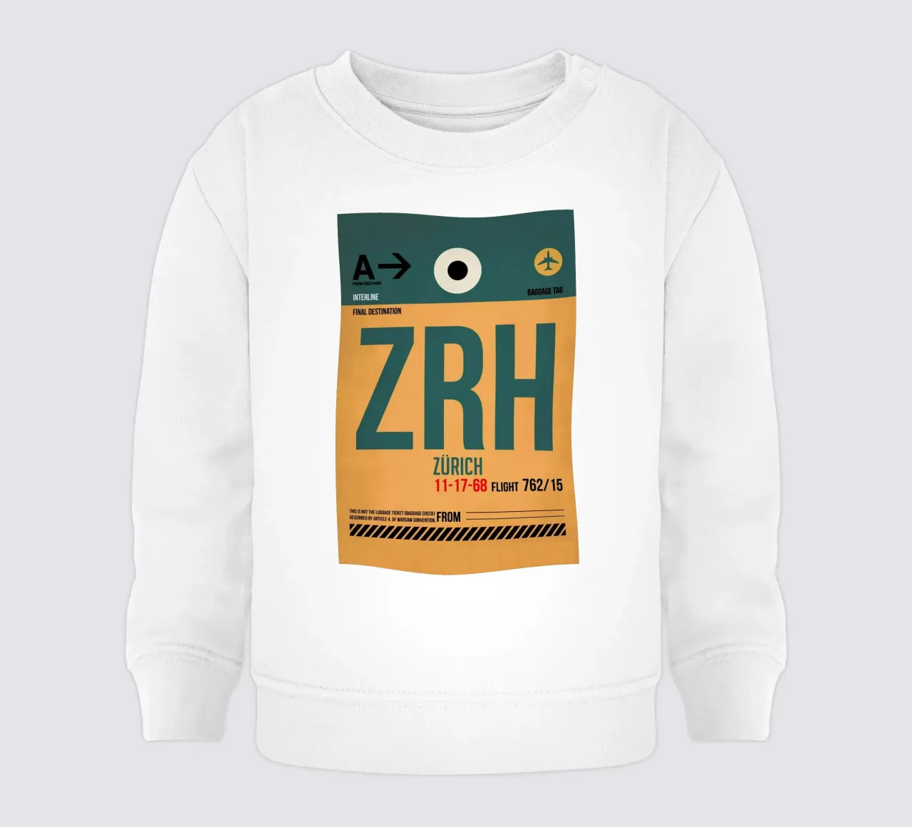 Zurich baby sweatshirt van Naxart