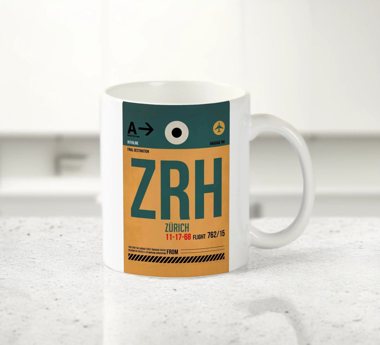Zurich tazza in ceramica da Naxart