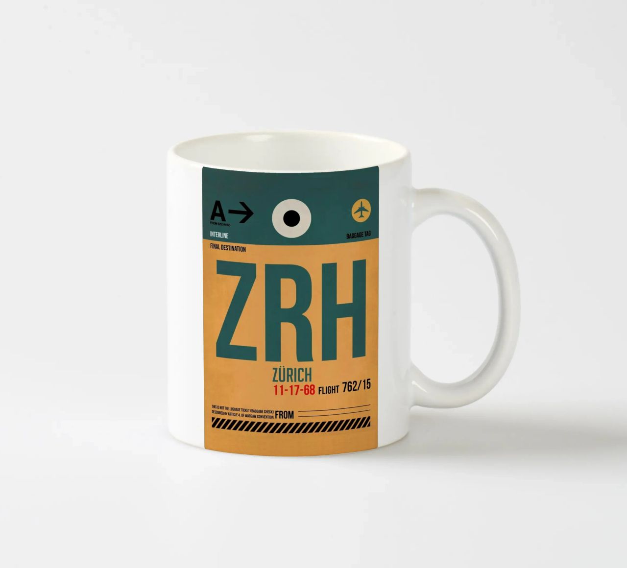 Zurich tazza in ceramica da Naxart