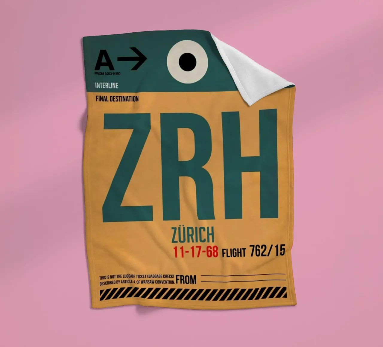 Zurich coperta in pile da Naxart